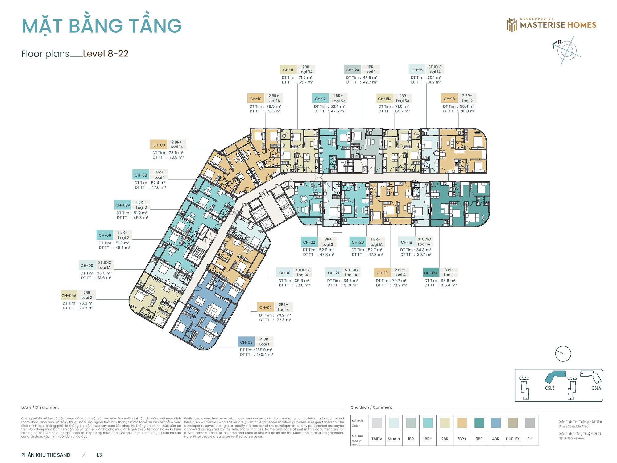Mặt bằng tòa L3