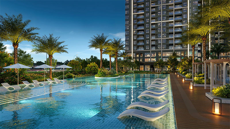 Bể bơi The Wave Masteri Grand Coast